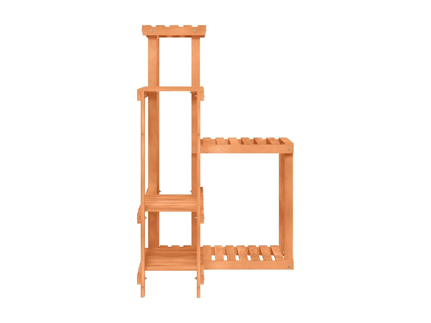 Jardinière Support à fleurs 62,5x61,5x101,5 cm bois massif de sapin BE7447