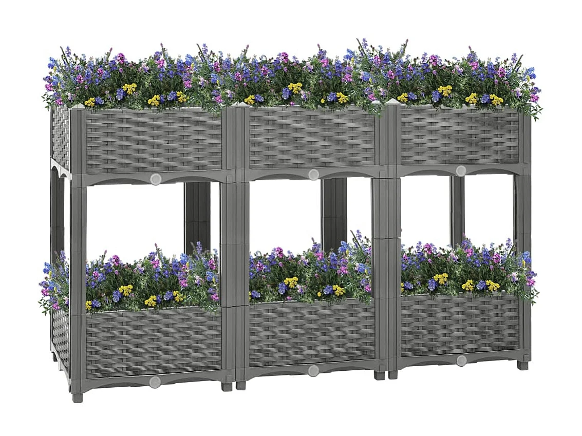 Jardinera polipropileno 120x40x71 cm ES63652