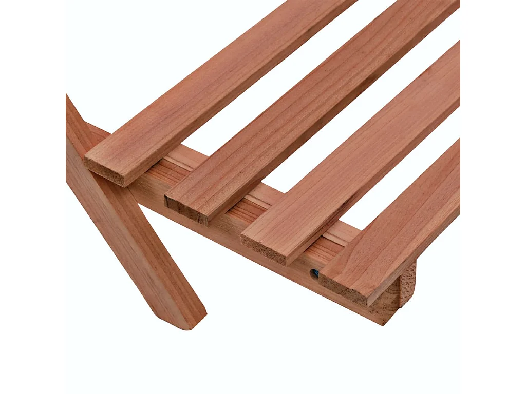 Support à 3 niveaux pour plantes Bois de cèdre 48 x 45 x 40 cm BE1057