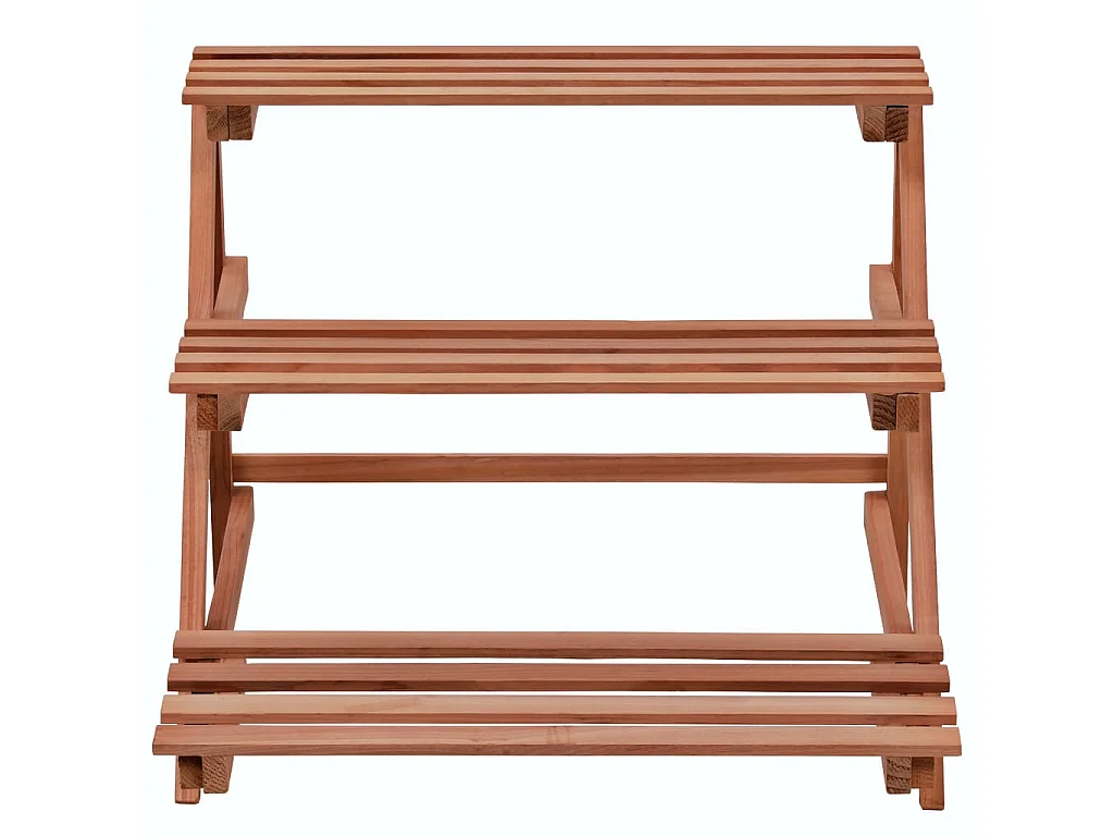 Support à 3 niveaux pour plantes Bois de cèdre 48 x 45 x 40 cm BE1057