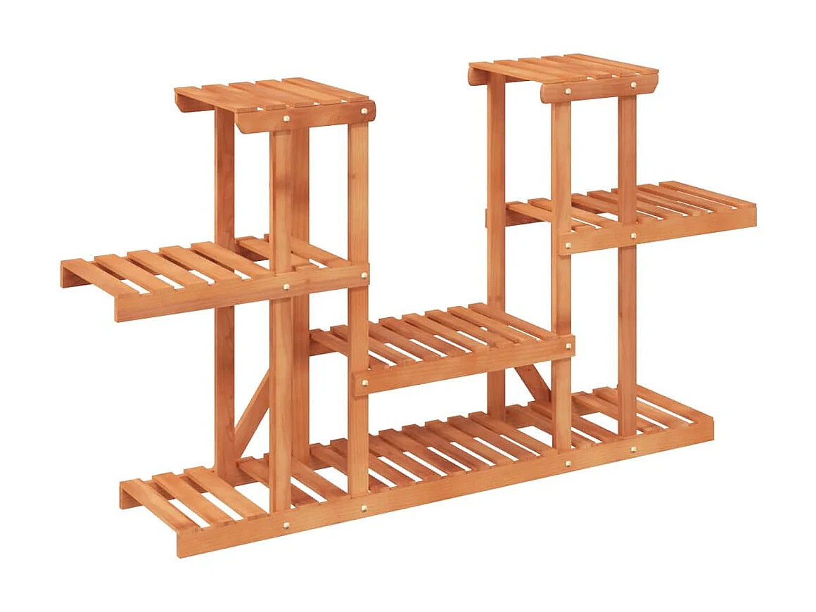 Plantenstandaard 110x25x73 cm massief vurenhout NL956369