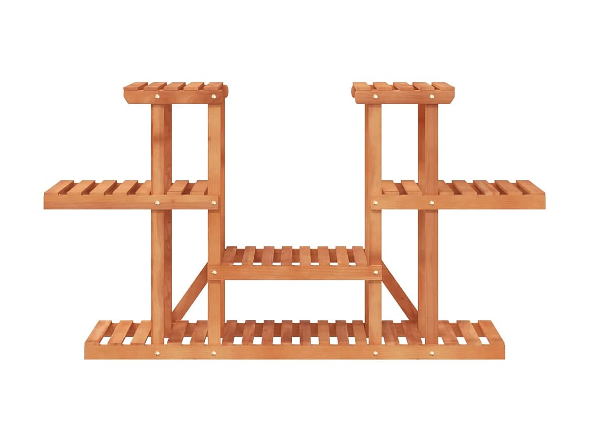 Plantenstandaard 110x25x73 cm massief vurenhout NL956369