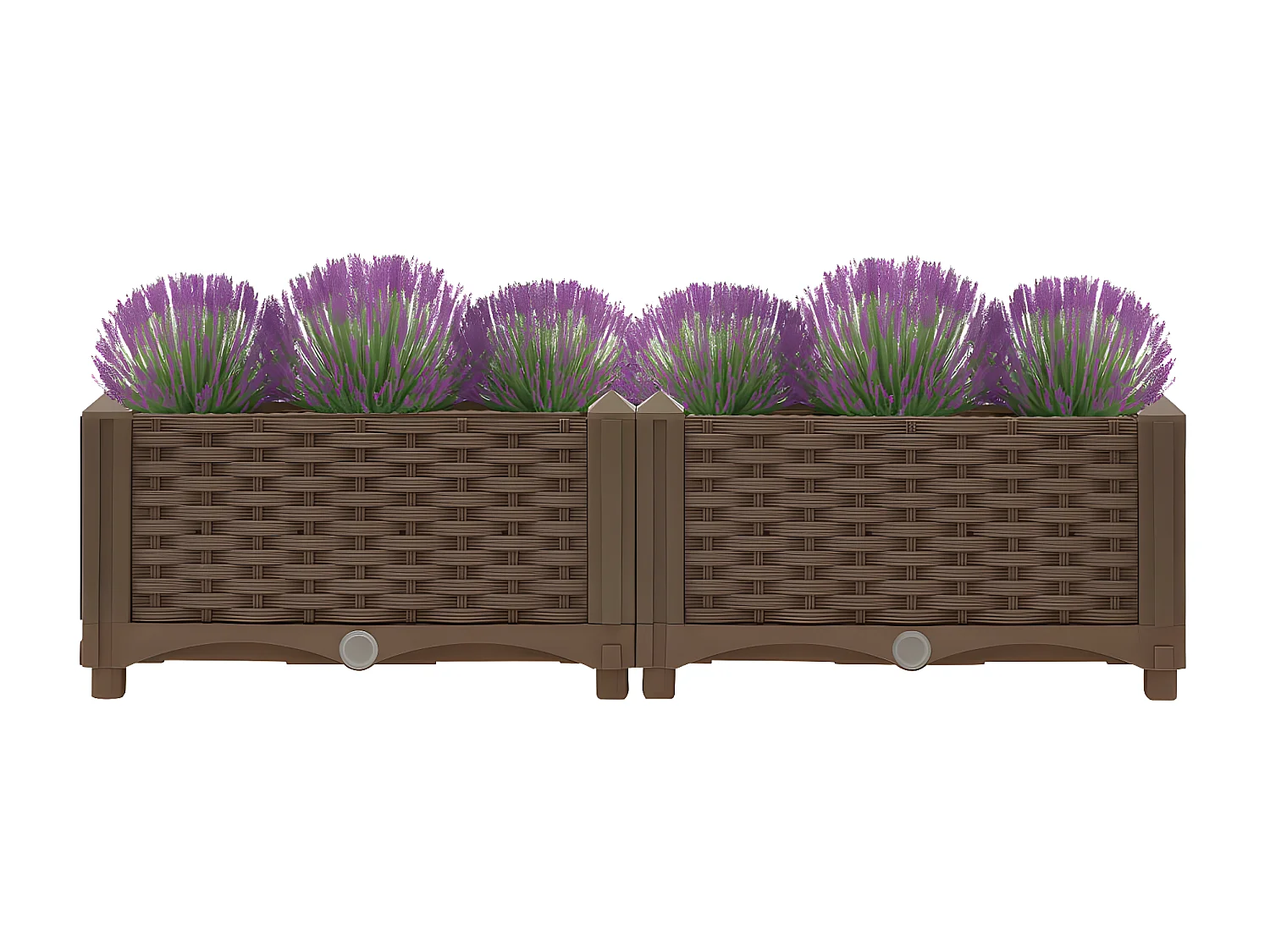 Jardinera 80x40x23 cm polipropileno ES26728