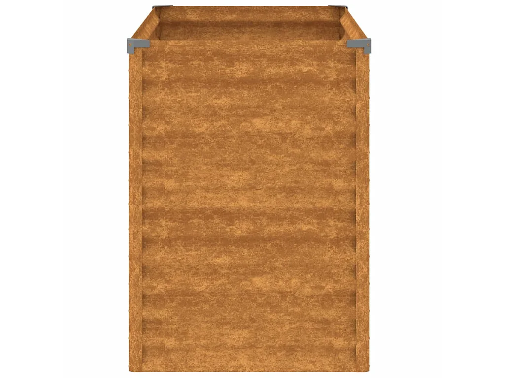 Jardinera acero corten 100x50x69 cm ES30620