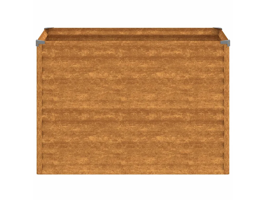 Jardinera acero corten 100x50x69 cm ES30620