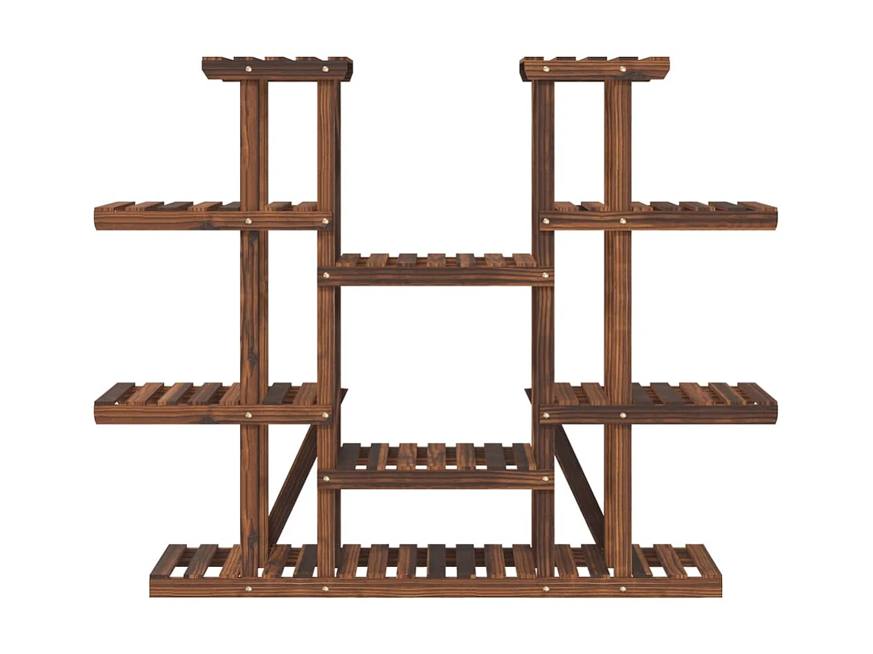 Jardinière Support à fleurs 110x25x110,5 cm bois massif de sapin BE3562