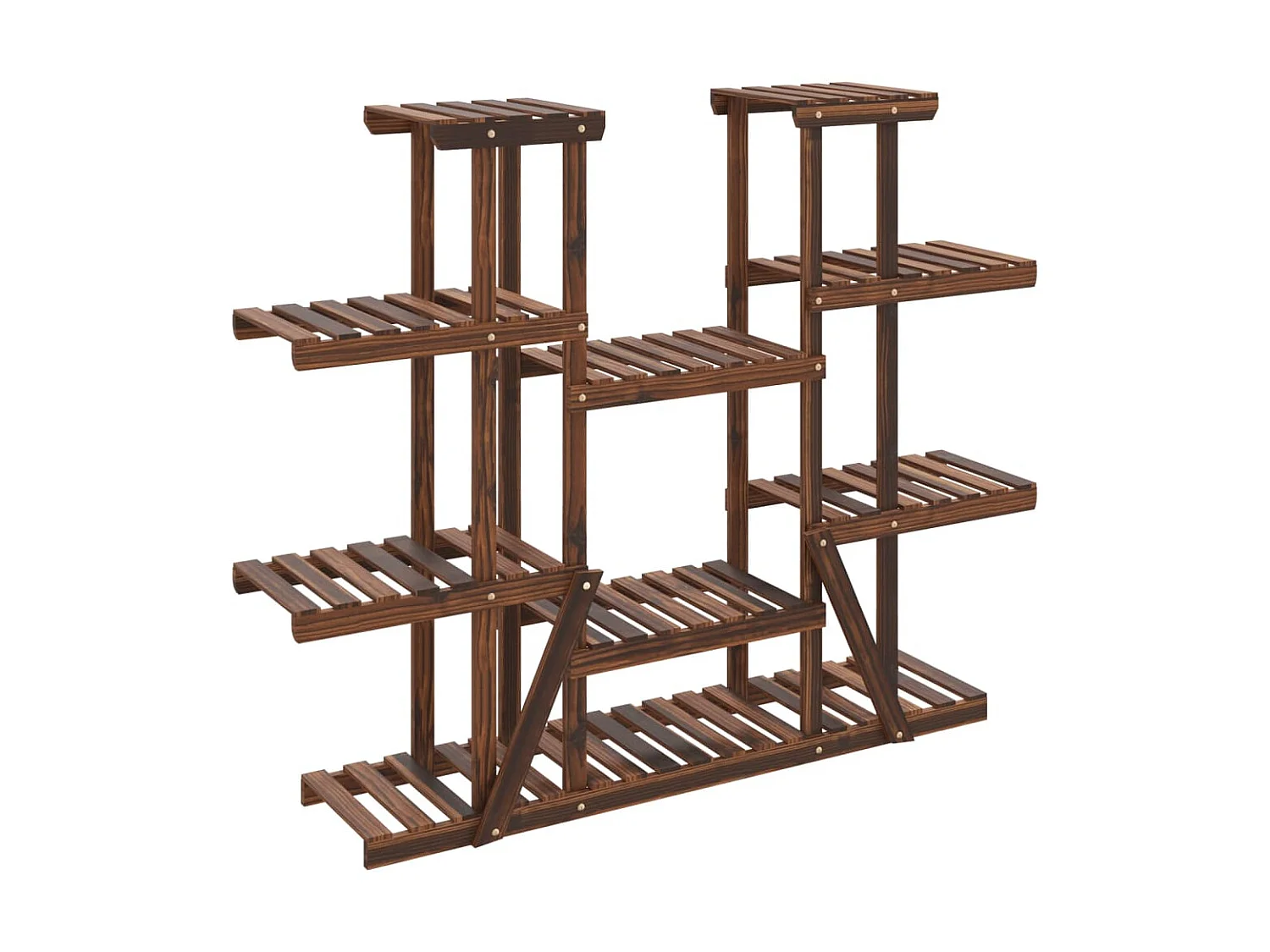 Plantenstandaard 110x25x110,5 cm massief vurenhout NL738567