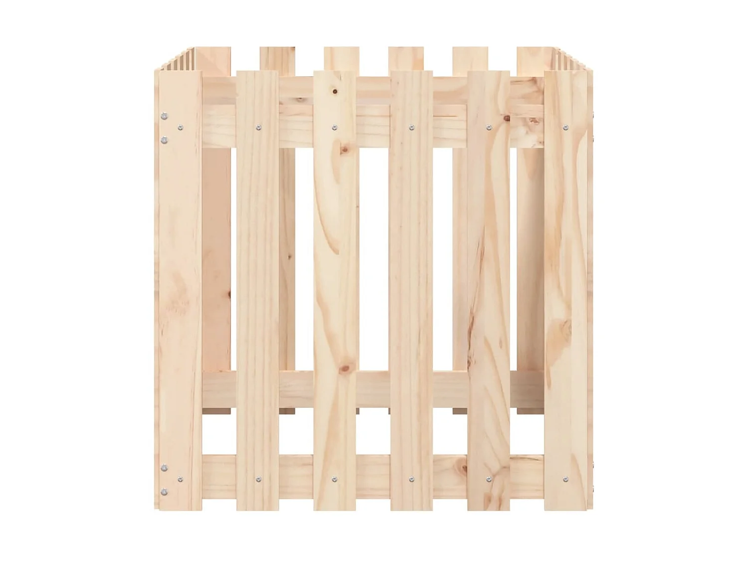 Plantenbak met hekontwerp 60x60x60 cm massief grenenhout NL990044