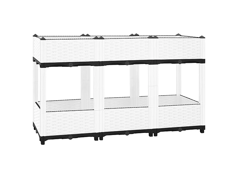 Jardinera polipropileno 120x40x71 cm ES55848