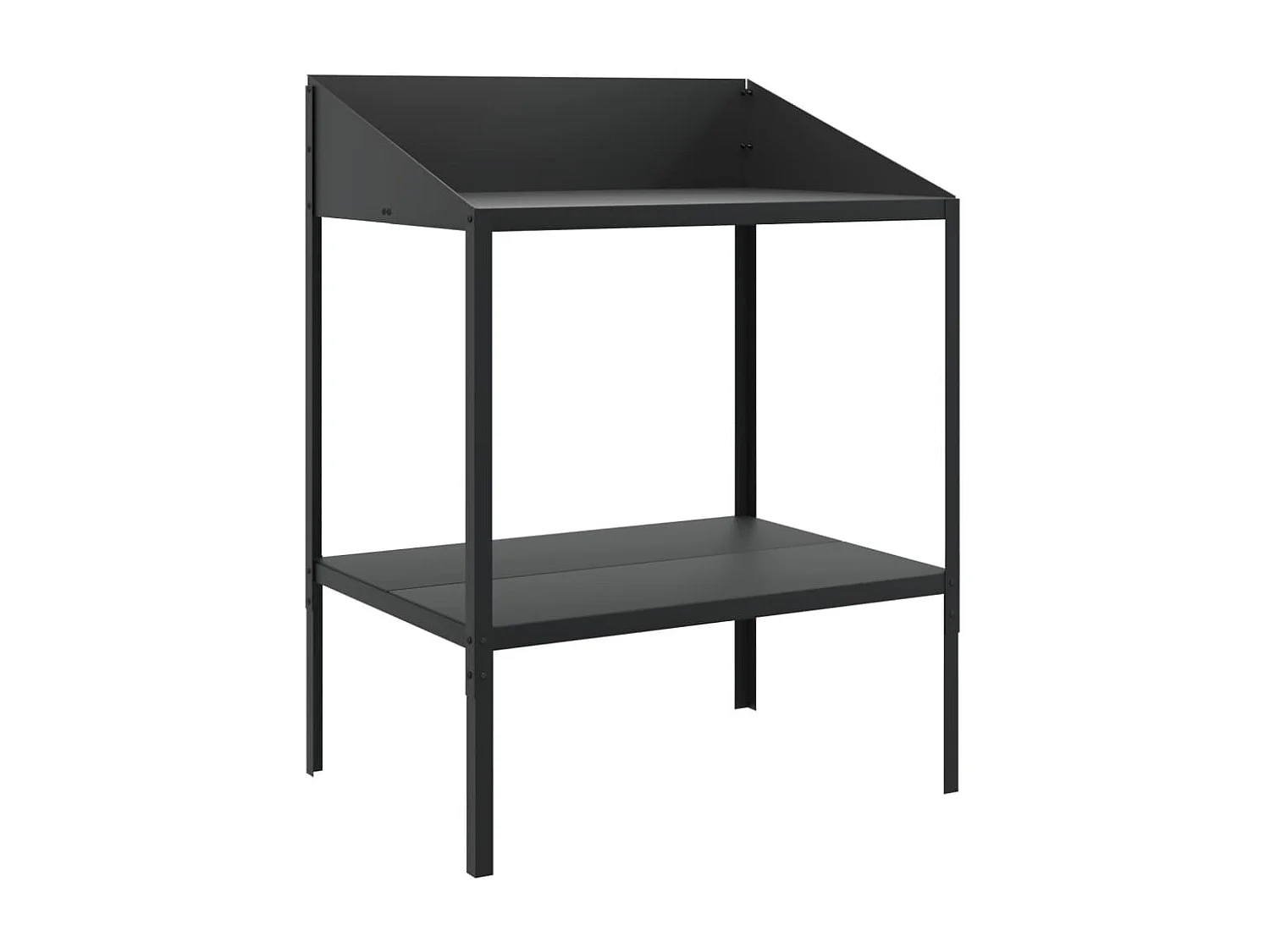 Soporte de plantas acero galvanizado antracita 75,5x54,5x100 cm ES25835