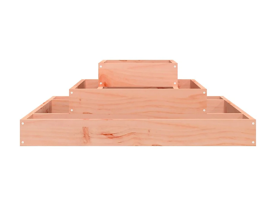 Jardinera de madera maciza de abeto douglas 80x80x27 cm ES97295