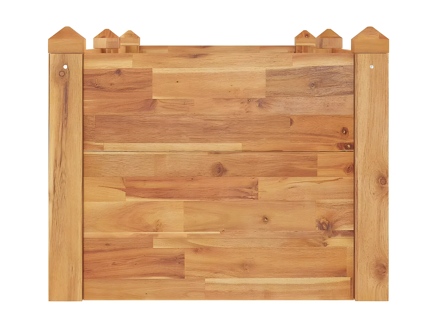 Jardinera arriate madera maciza acacia 160x60x44 cm ES98622
