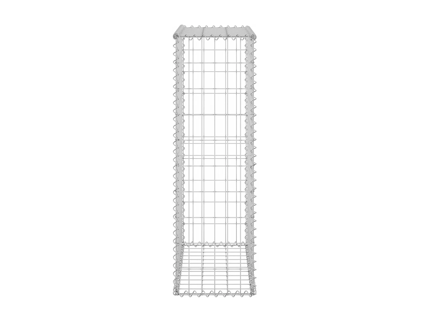 Muro gabião com tampas aço galvanizado 60x30x100 cm PT830082