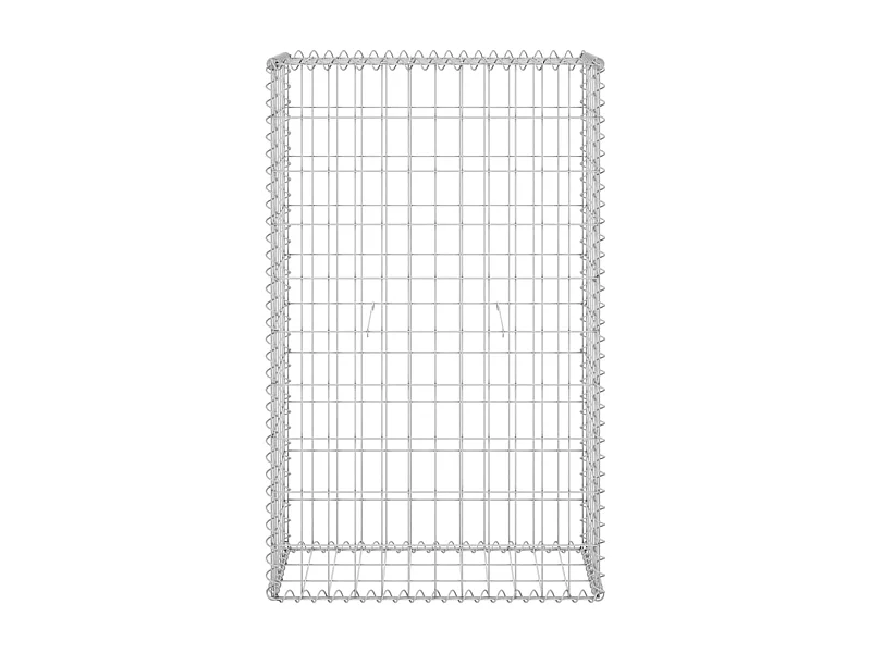 Mur en gabion avec couvercles Acier galvanisé 60x30x100 cm WVGQ5930