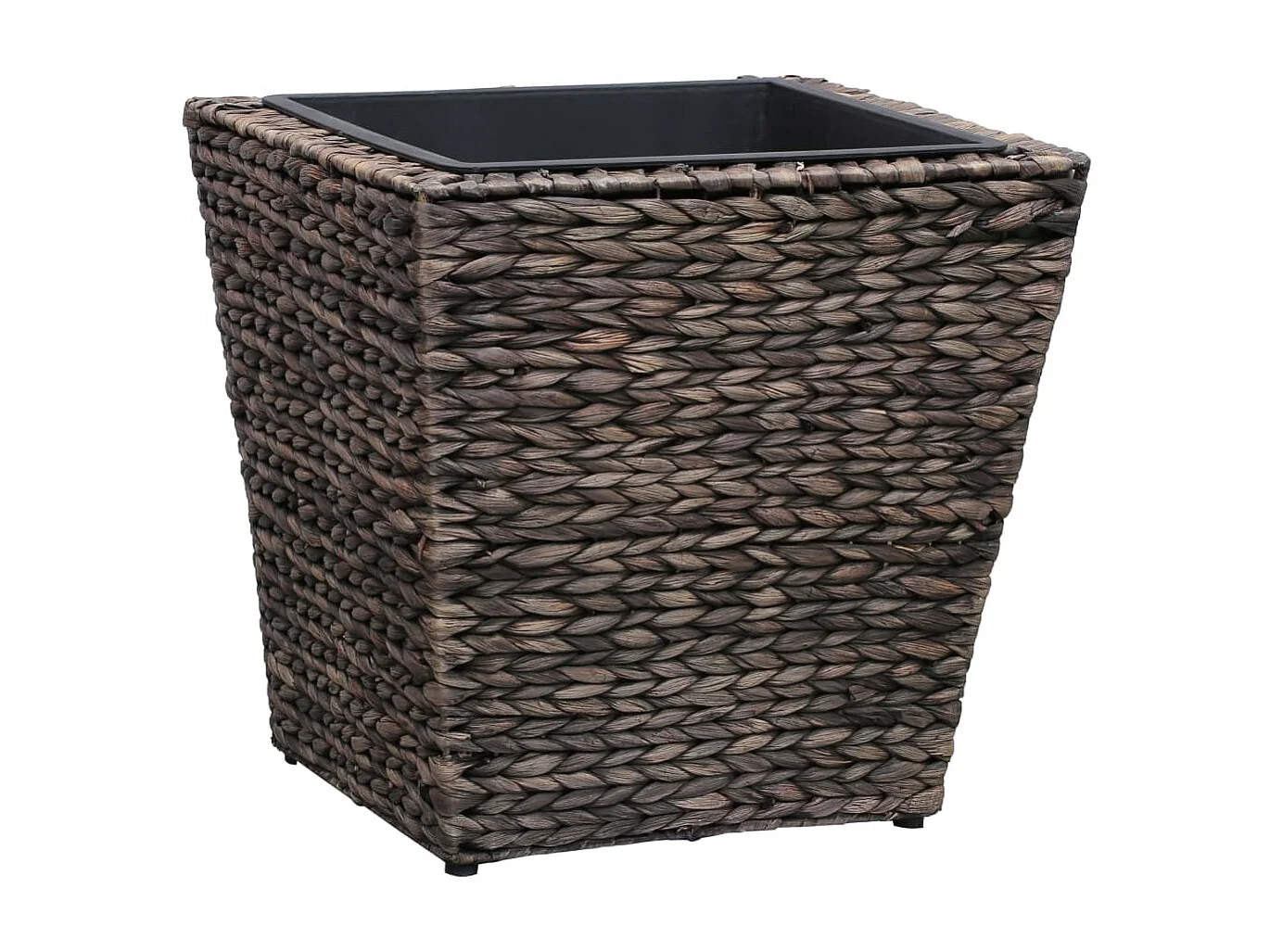 Conjunto de Jardineras 3 piezas jacinto de agua marrón ES49741