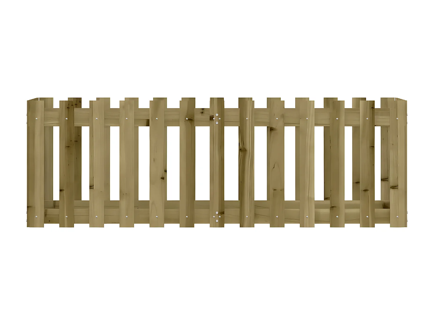 Plantenbak verhoogd hekontwerp 150x50x50 cm geïmpregneerd hout