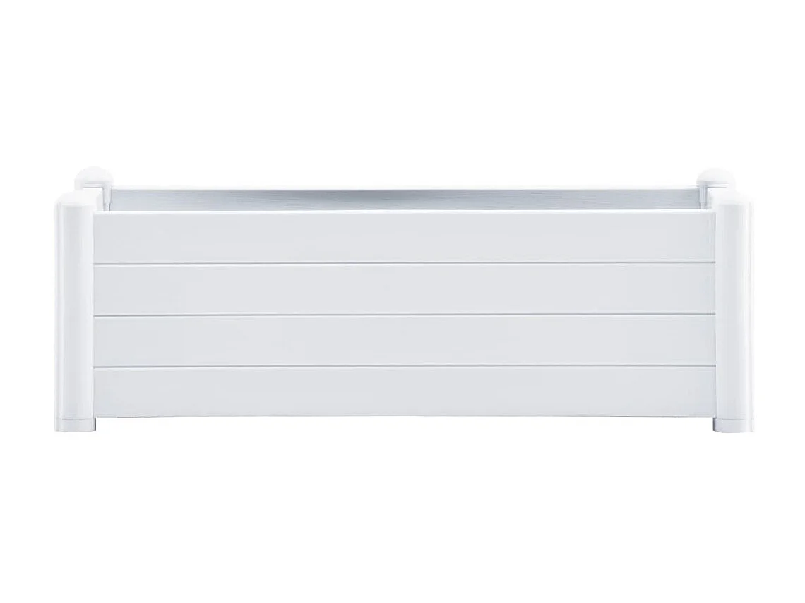 Plantenbak verhoogd 100x43x35 cm PP wit