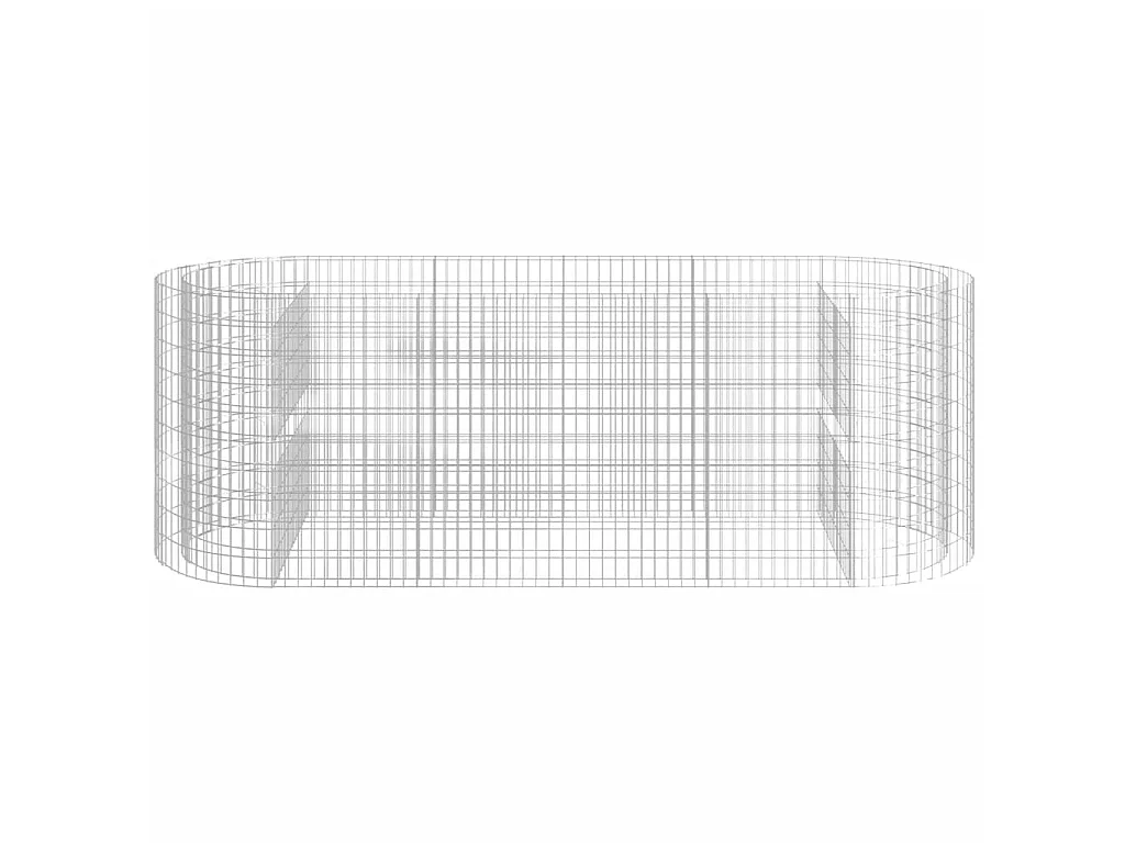 Canteiro elevado/cesto gabião 300x100x100 cm ferro galvanizado PT517002