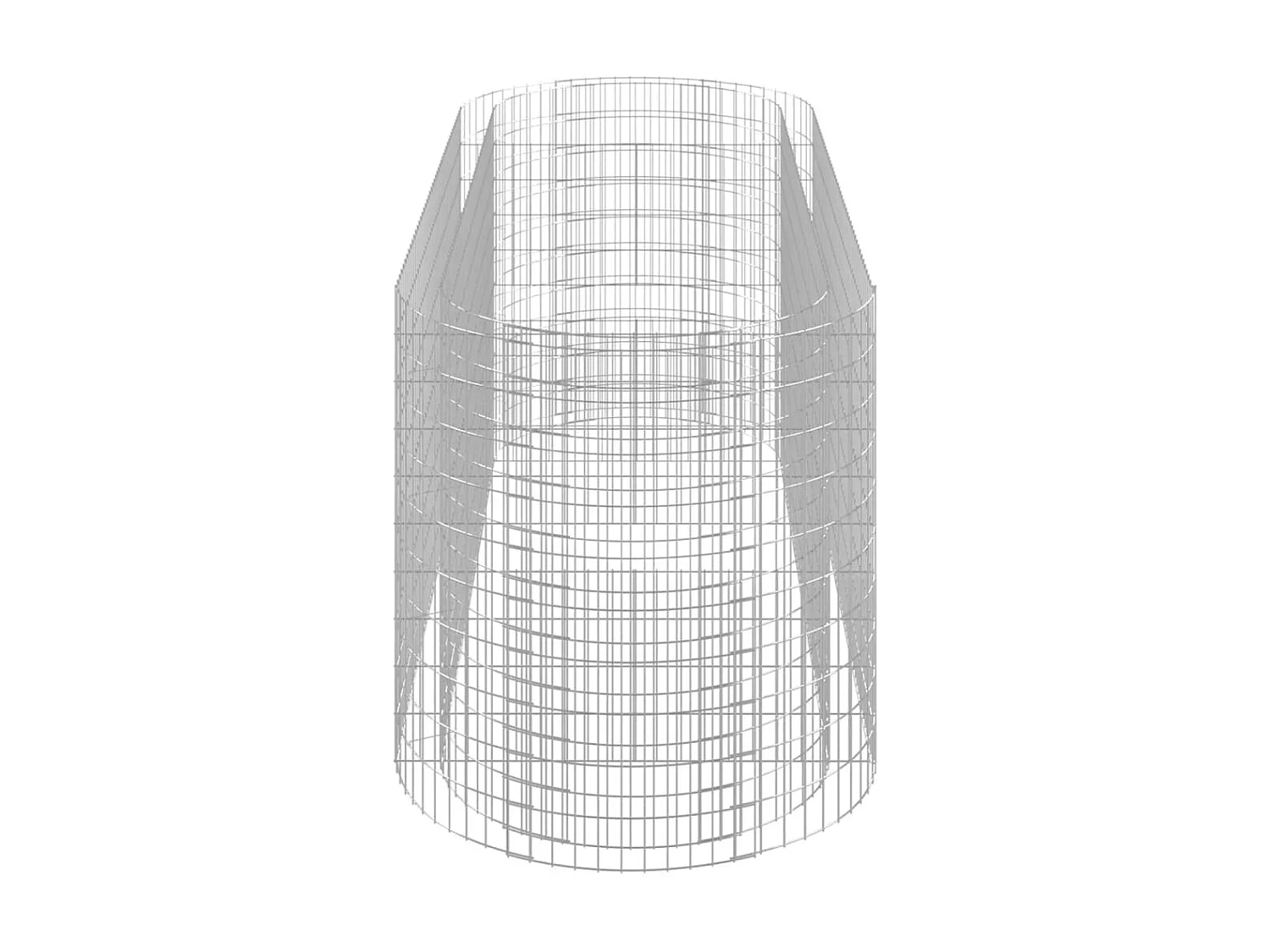 Canteiro elevado/cesto gabião 300x100x100 cm ferro galvanizado PT517002