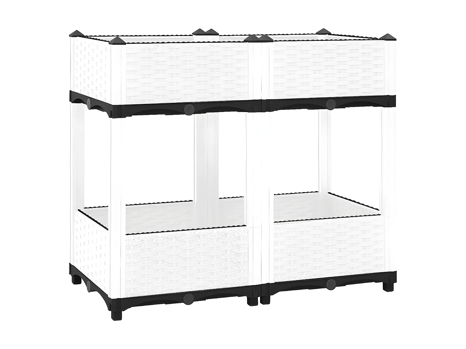 Jardinera polipropileno 80x40x71 cm ES86799