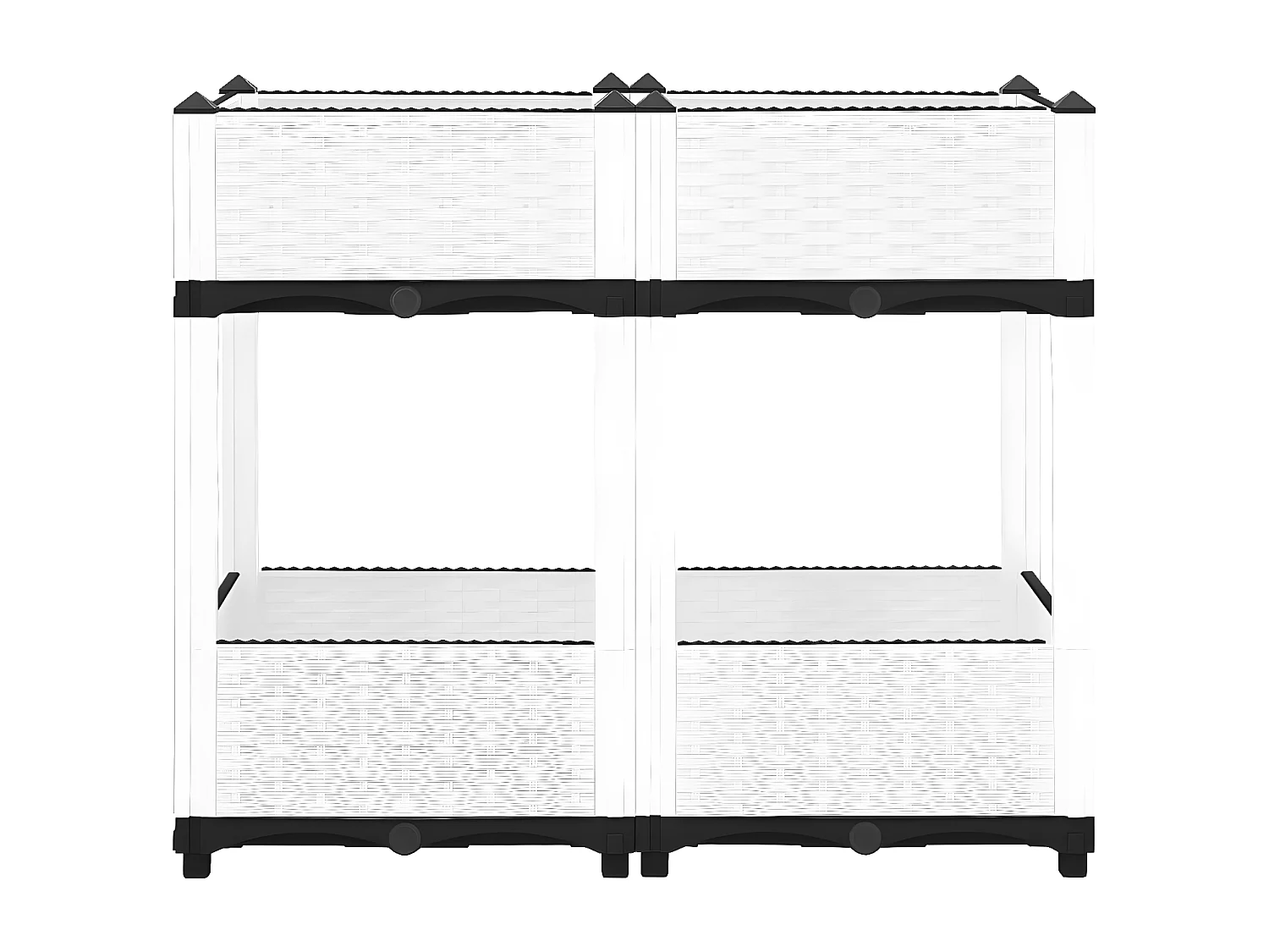 Jardinera polipropileno 80x40x71 cm ES86799