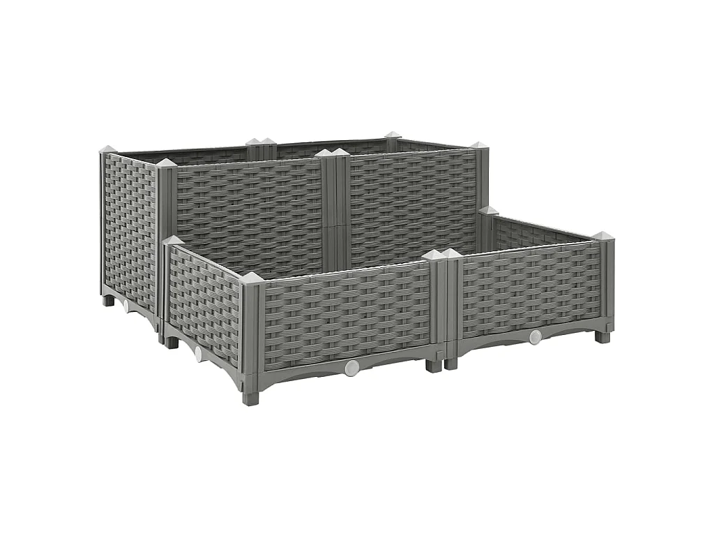 Jardinera polipropileno 80x80x38 cm ES65278