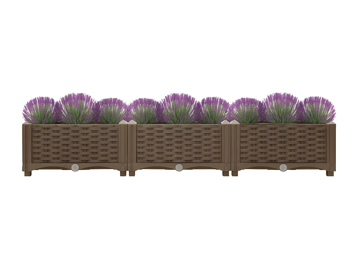 Jardinera 120x40x23 cm polipropileno ES52998