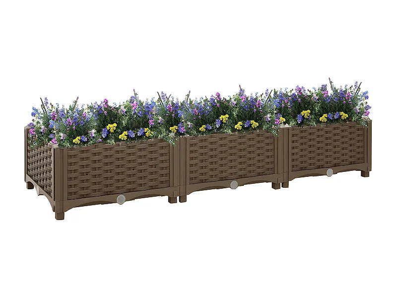 Jardinera 120x40x23 cm polipropileno ES52998