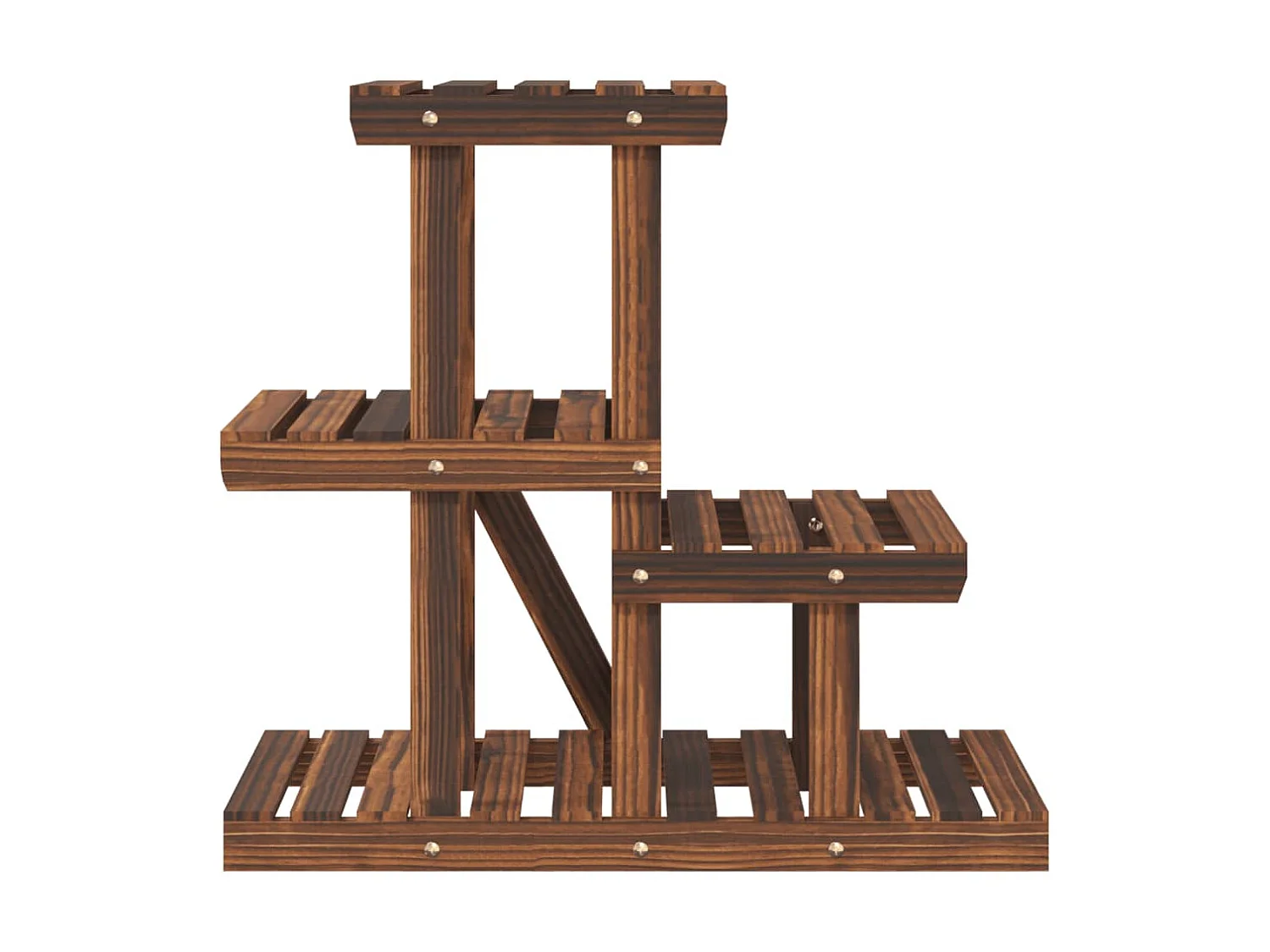 Suporte de plantas 58x25x51 cm madeira de abeto maciça PT933405