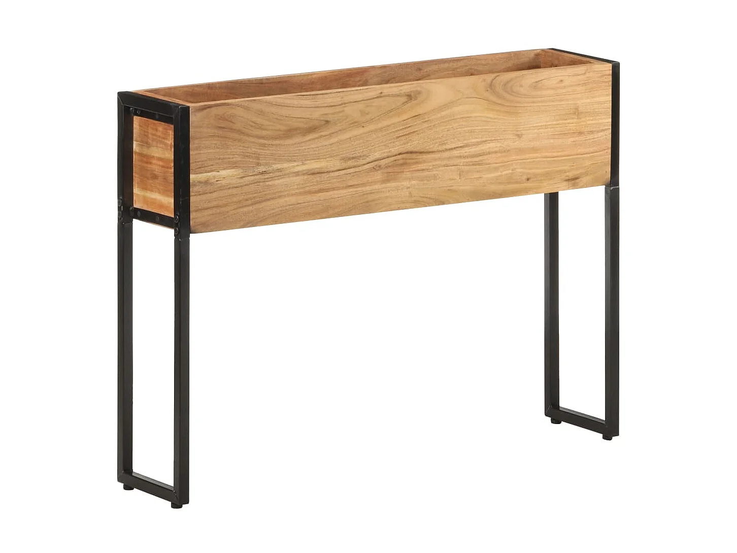 Jardinière 90x20x68 cm Bois massif d'acacia BE2688