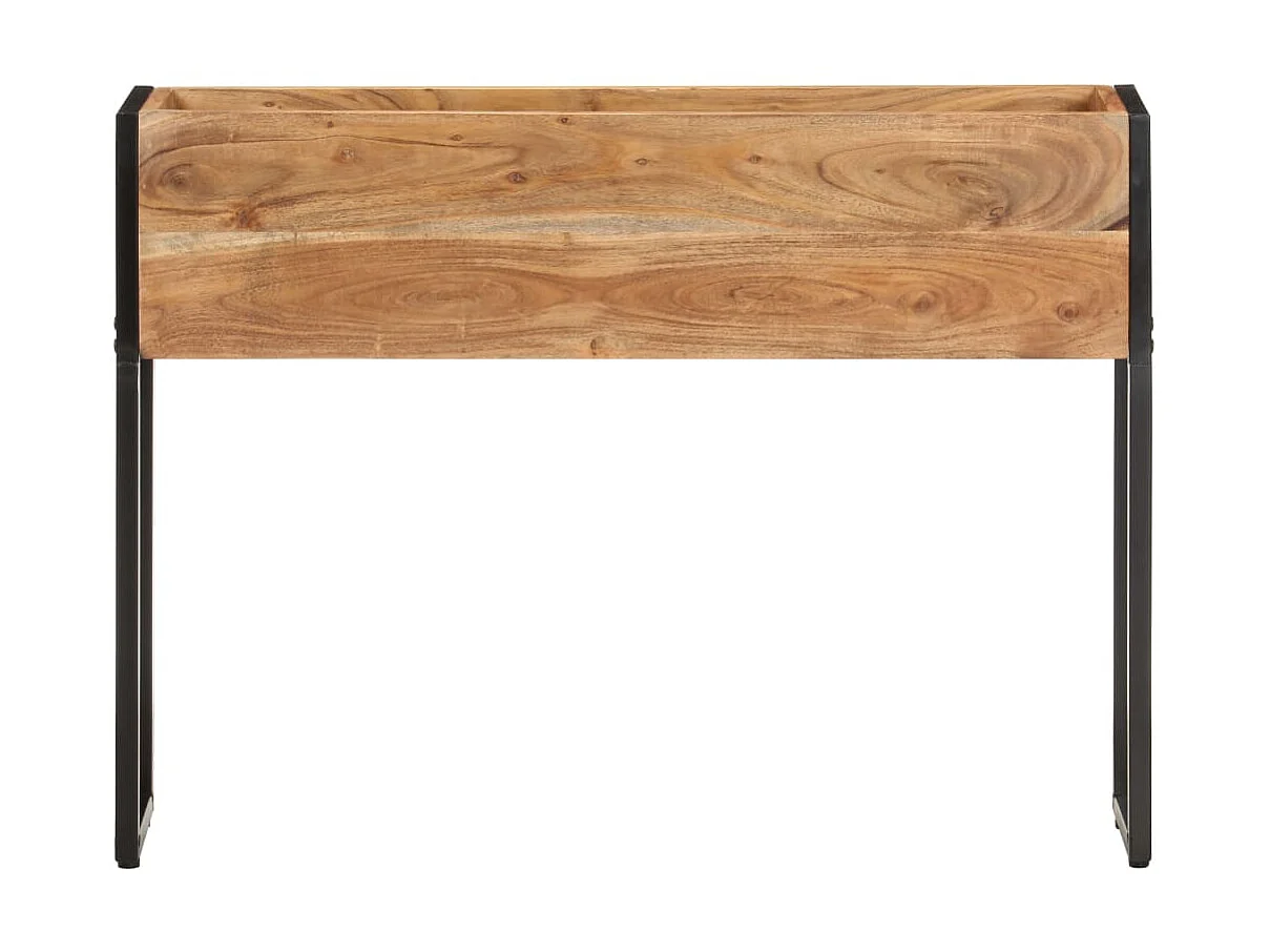 Jardinière 90x20x68 cm Bois massif d'acacia BE2688
