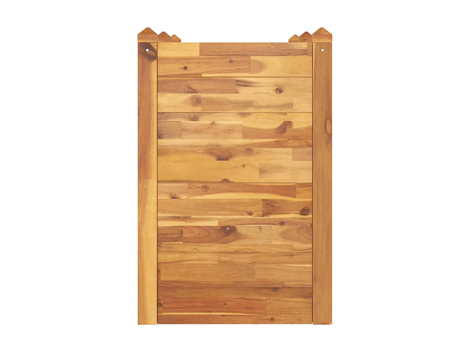 Jardinera arriate madera maciza acacia 160x60x84 cm ES28567