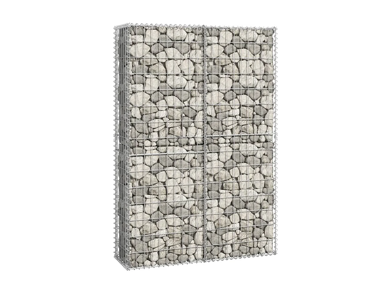 Mur de gabion avec couvercle Fil galvanisé 150 x 100 x 30 cm  WVGQ1292