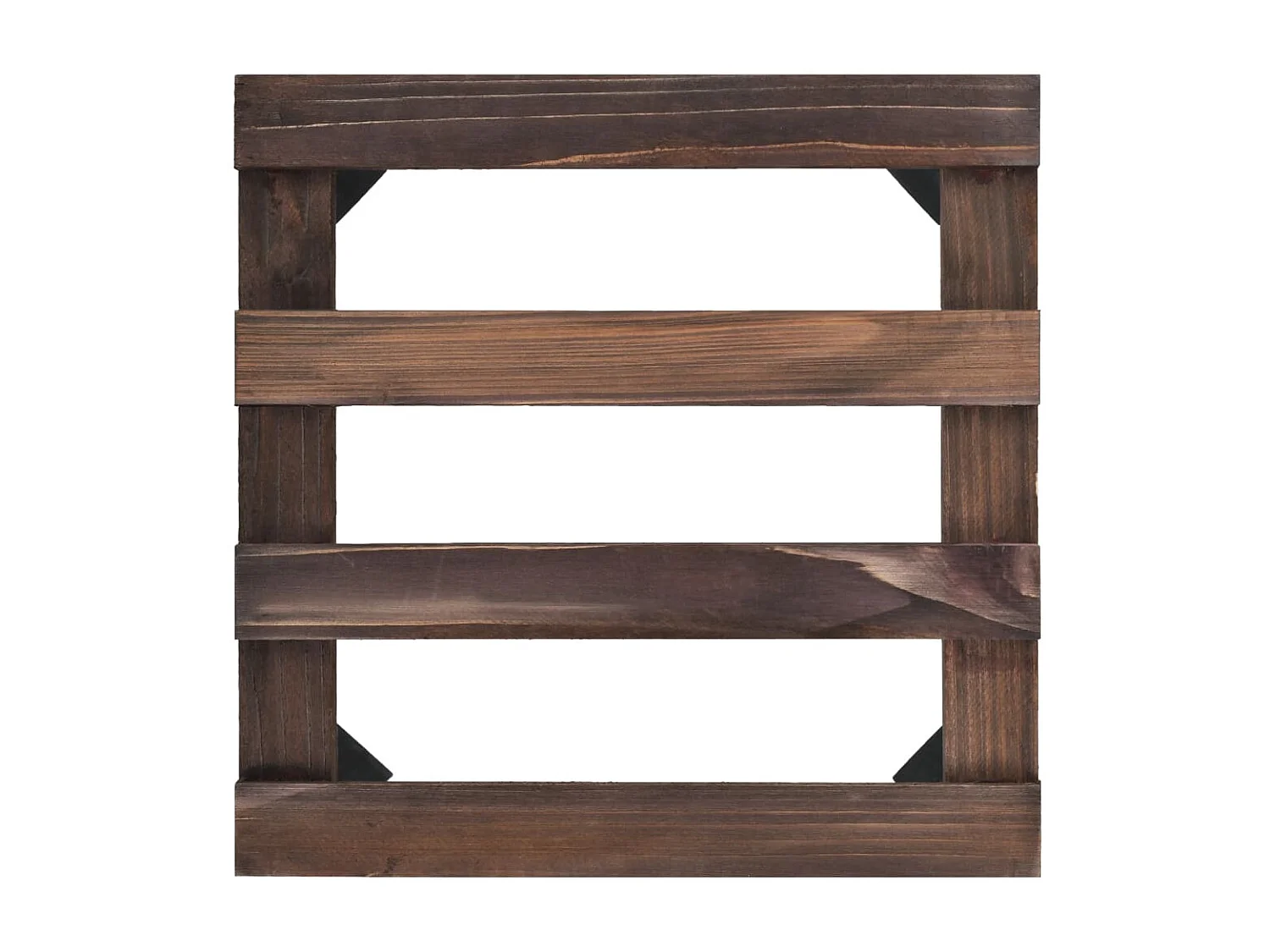 Jardinière Support roulant à plantes Bois de cèdre 4 pcs 25 x 25 cm BE2924