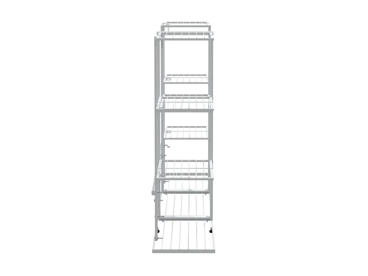 Jardinière 94,5x25x89 cm Blanc Fer BE9617