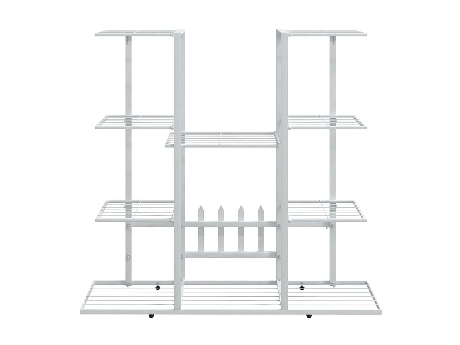 Jardinière 94,5x25x89 cm Blanc Fer BE9617