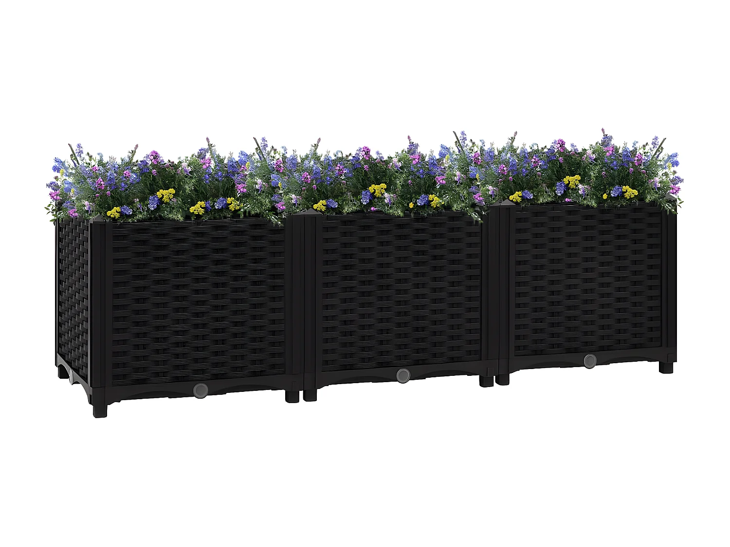 Jardinera 120x40x38 cm polipropileno ES32971