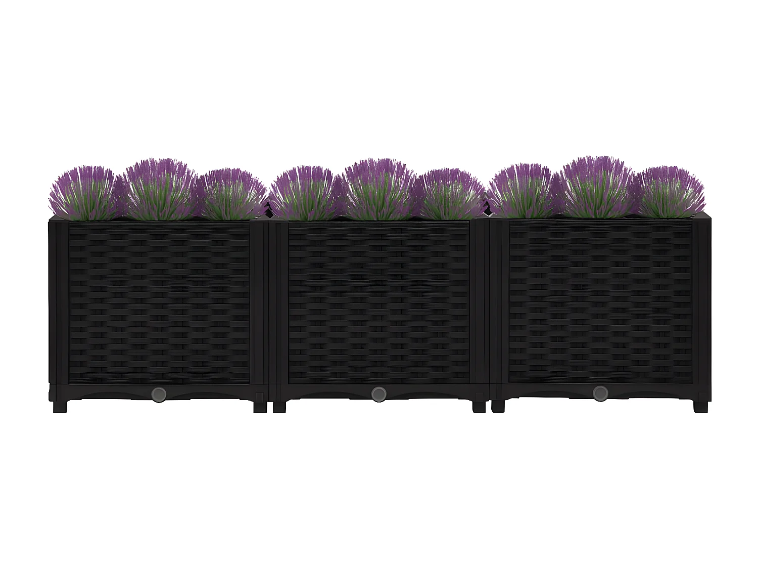 Jardinera 120x40x38 cm polipropileno ES32971