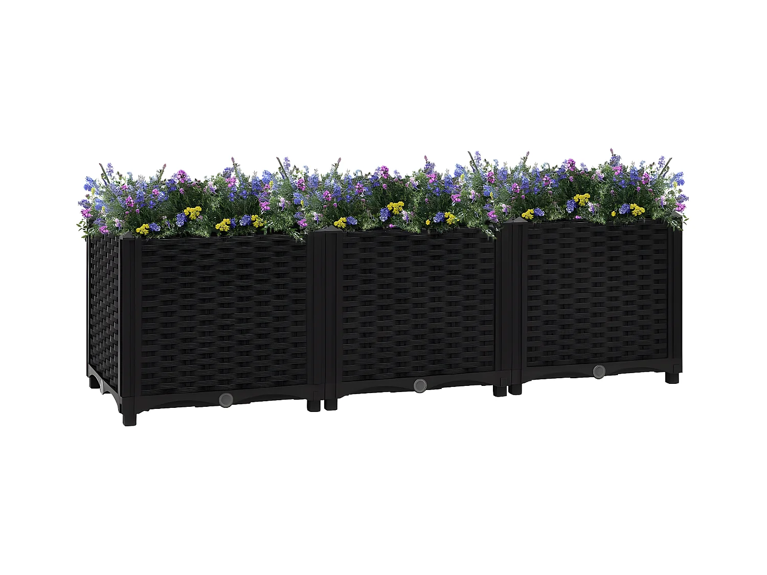 Jardinera 120x40x38 cm polipropileno ES32971