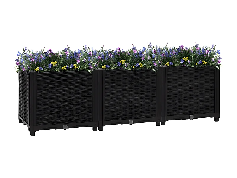 Jardinera 120x40x38 cm polipropileno ES32971