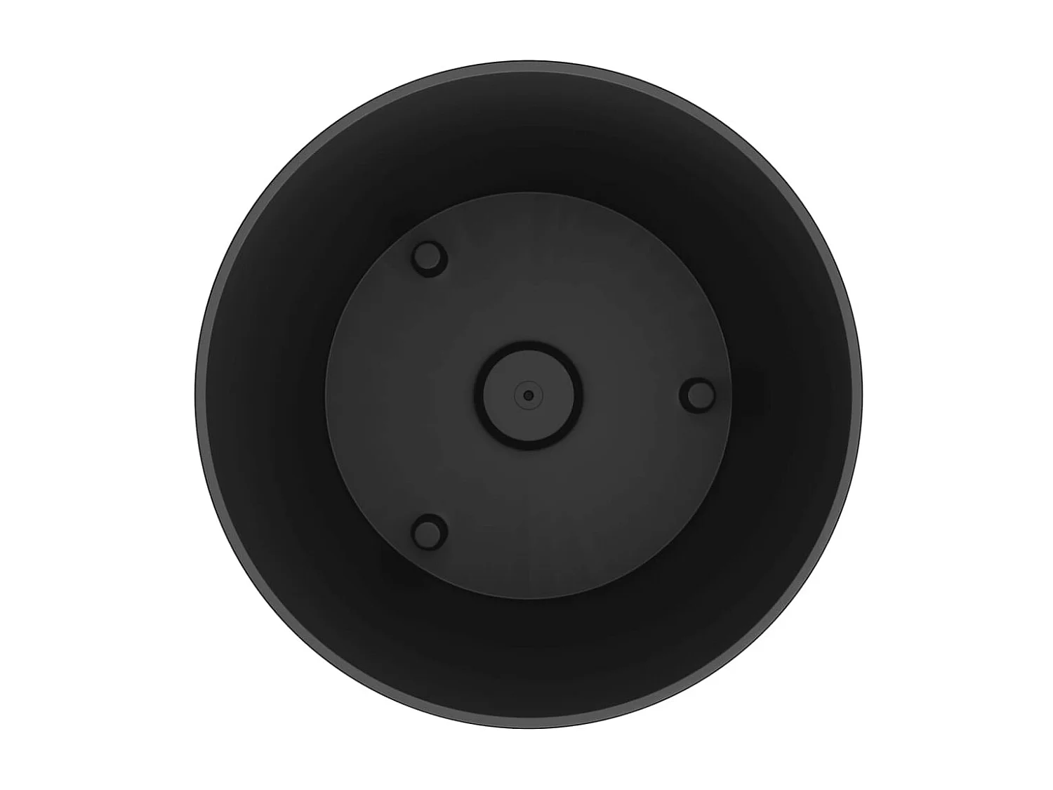 Vaso com interior removível 15 / 15,3 L vime PP antracite PT707585