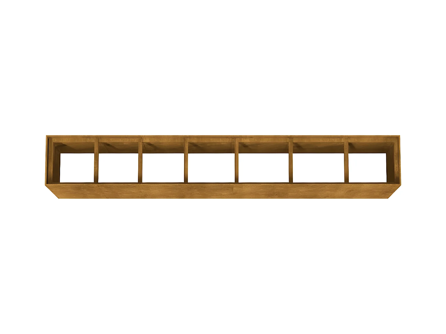 Jardinera acero corten 280x40x80 cm ES37812