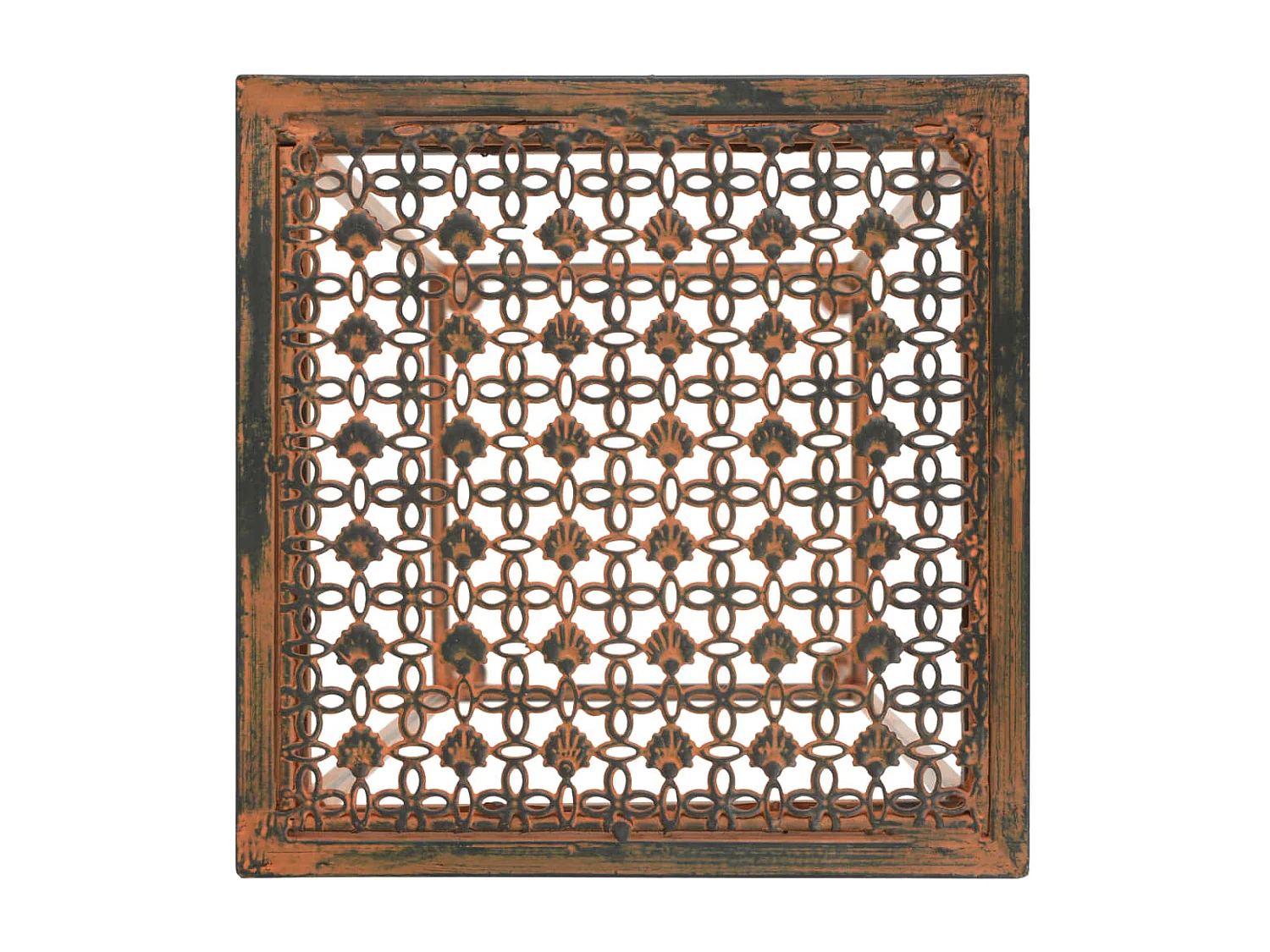 Juego de soportes de planta 3 pzas estilo vintage metal oxidado ES92457