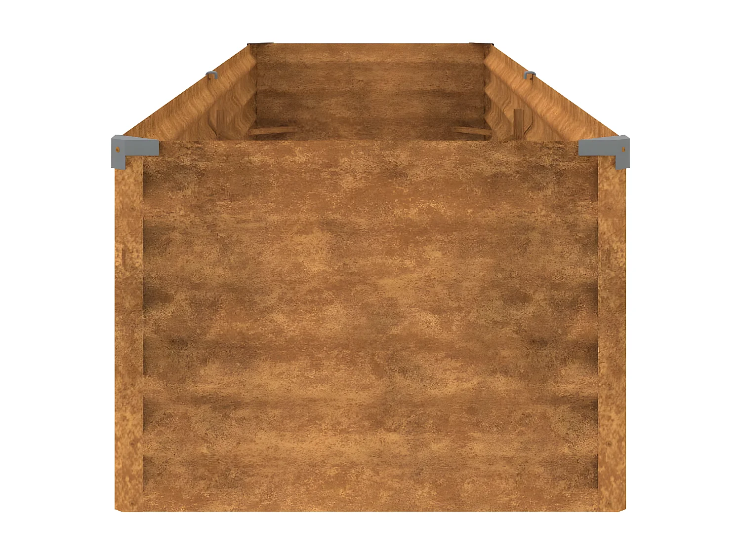 Jardinera acero corten 194x50x36 cm ES32767