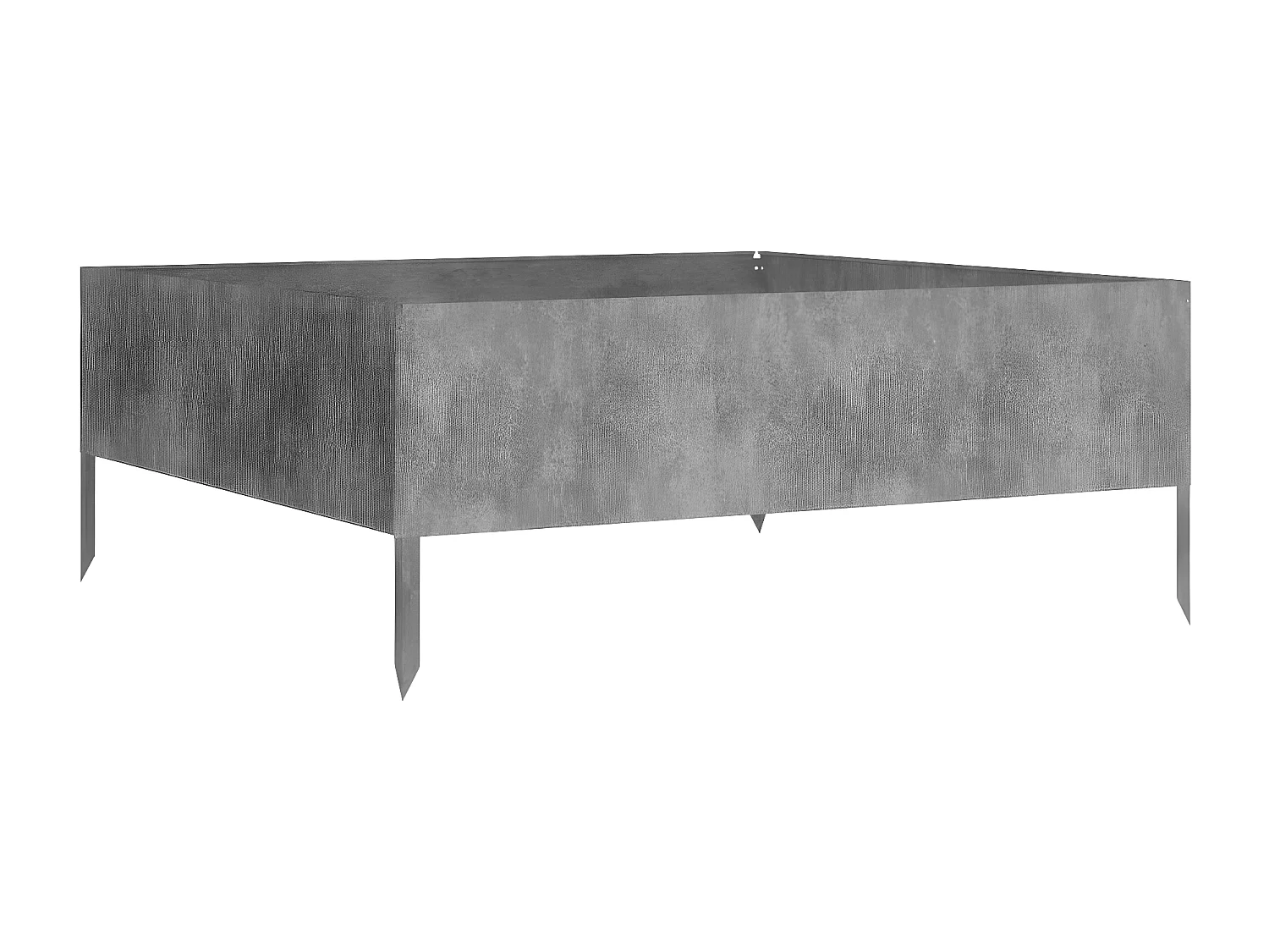 Jardinera acero corten 100x100x41 cm ES91734