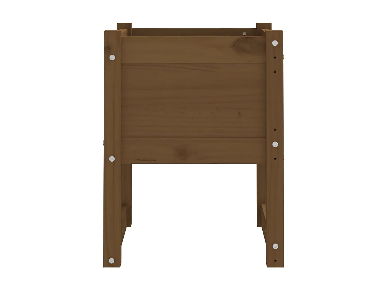 Jardinière Marron miel 40x40x52,5 cm Bois massif de pin BE3506