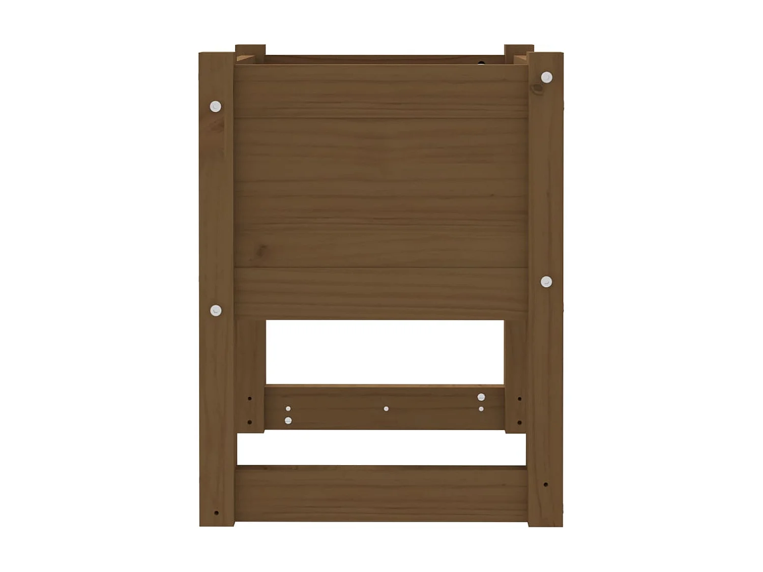Jardinière Marron miel 40x40x52,5 cm Bois massif de pin BE3506