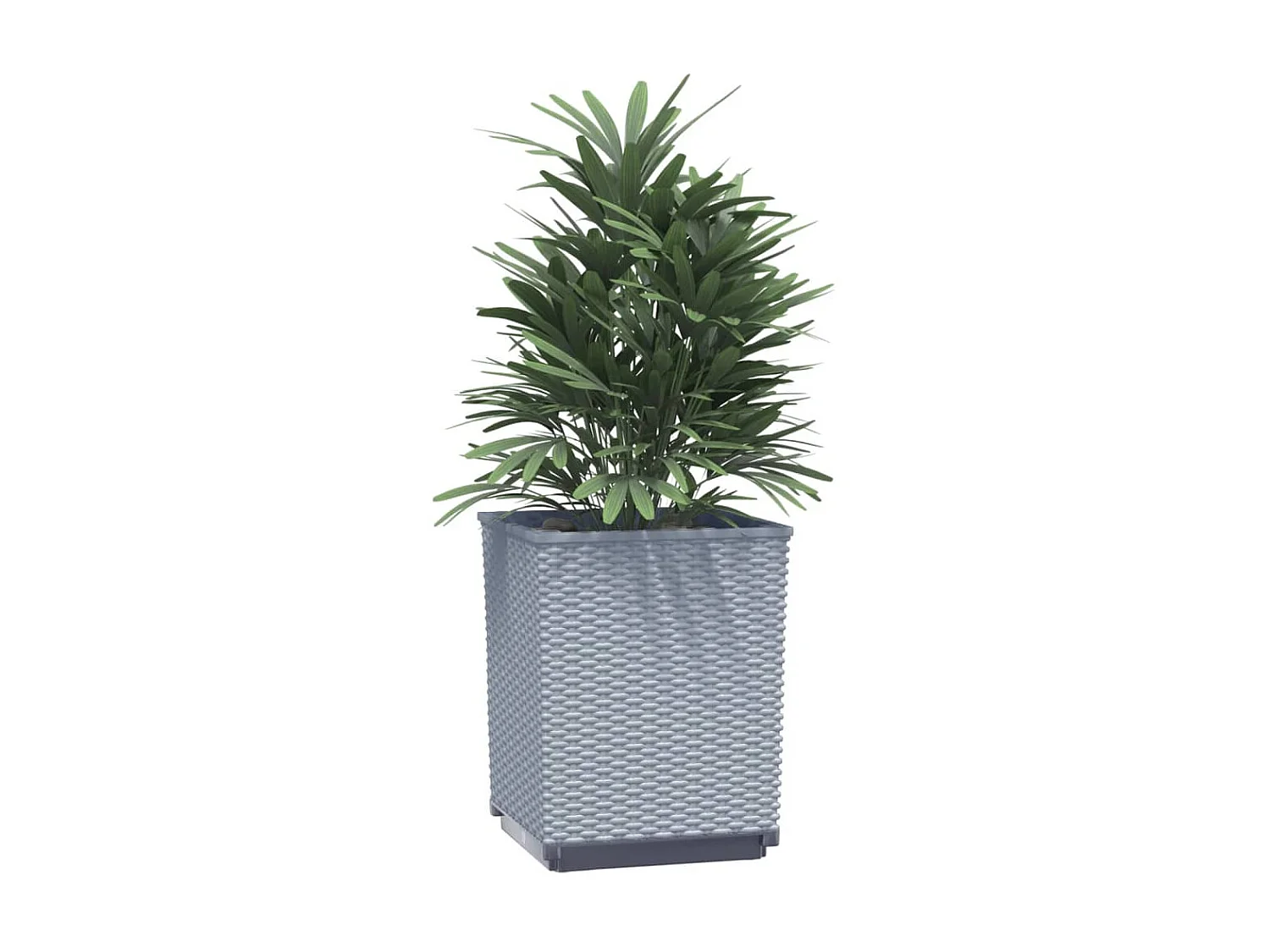Jardinières 2 pcs gris clair 30x30x37 cm polypropylène BE3431