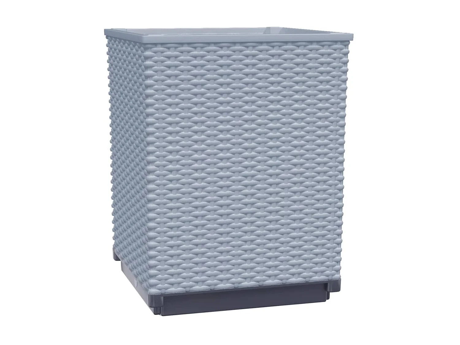 Jardinières 2 pcs gris clair 30x30x37 cm polypropylène BE3431