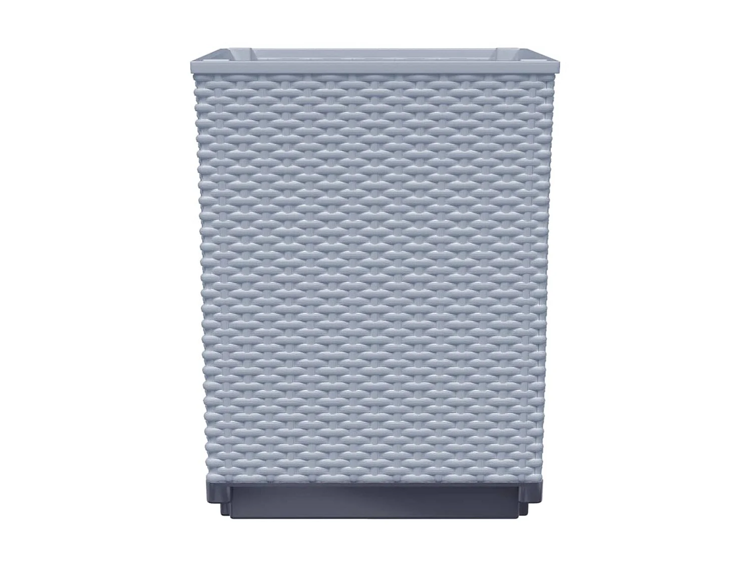 Jardinières 2 pcs gris clair 30x30x37 cm polypropylène BE3431